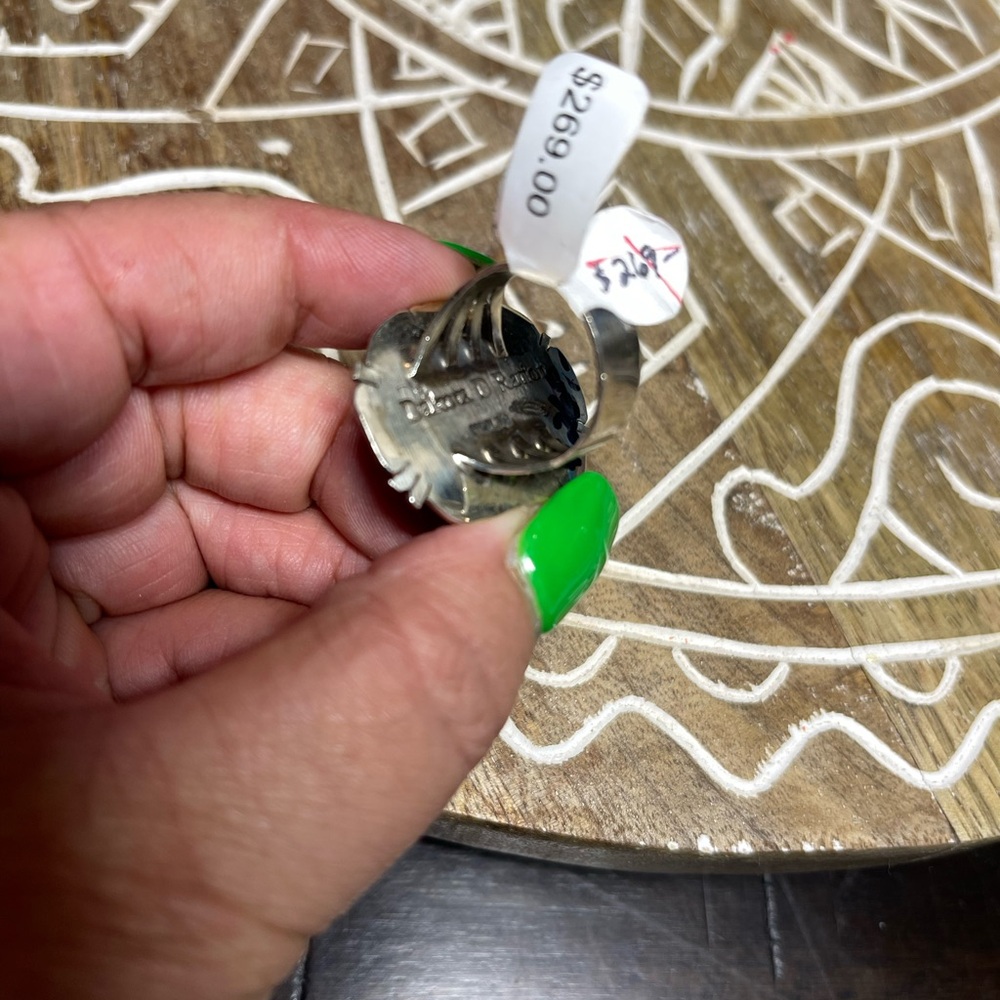 Silver Turquoise Ring - Picture 10 of 11